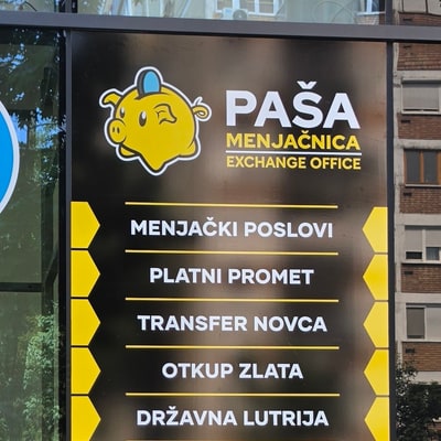 Logo menjačnice Paša